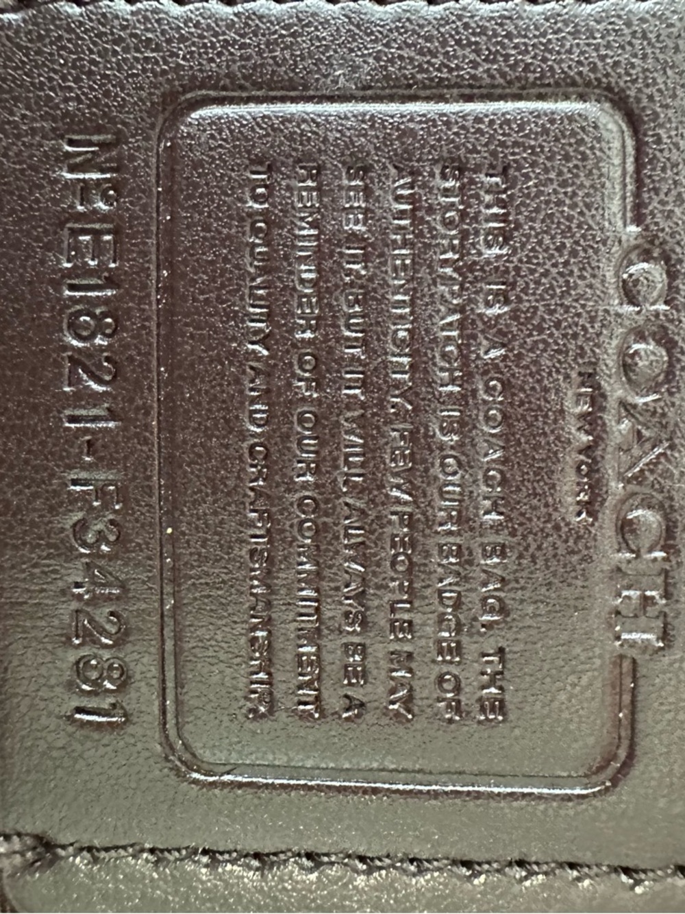 Coach Mini Emma Black Leather Satchel with Dark Brown Trim and Crossbody Strap - Picture 12 of 12